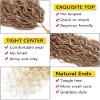 14 Inch Goddess Locs Crochet Hair for Black Women 7 Packs Faux Locs Crochet Hair with Curly Ends Pre Looped Blonde Curly Goddess Braids (14 Inch, 7 Packs, 27/613) view 4