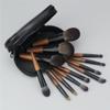 YQBUER Makeup Brush Mini Portable 12 Makeup Brush Set Loose Powder Brush Eyeshadow Brush Beauty Tool Cosmetic Products (Color : Black, Size : 12pcs) view 2