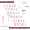 Glamnetic Press On Nails - Short Round, Glossy Fake Nails 30 Pc Full Kit view 4