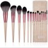YQBUER 14PCS Makeup Brush Synthetic Hair Brushes Set - Face Powder Blush Foundation Eyeshadow Beauty Makeup Tools (Color : A, Size : 14pcs) view 1
