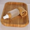 COSIDEA 6 pcs Empty 1oz / 30ml bamboo lid Frosted glass spray bottle with fine mist despenser head for liquid perfume toiletries, toner bottles view 3