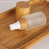 COSIDEA 6 pcs Empty 1oz / 30ml bamboo lid Frosted glass spray bottle with fine mist despenser head for liquid perfume toiletries, toner bottles view 4