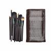 YQBUER Makeup Brush 12pcs Makeup Brushes Set Powder Contour Blush Brush Cosmetic Beauty Tools Goat Hair with Bag Cosmetic Products (Color : Brown, Size : 12pcs) view 1