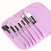 YQBUER Makeup Brush 7pcs/Set Makeup Brushes Set Kit + Bag Case Blush Eyeshadow Lip Brush Powder Foundation Blending Cosmetic Beauty Tools Cosmetic Products (Color : Purple, Size : 7pcs) view 2