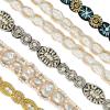 AMCAMI 5 Pcs Beaded Headband, Crystal Sparkly Hairbands for Women, Elastic Headbands with Pearls & Rhinestones, Hair Accessories for Women & Girls view 4