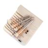 YQBUER Makeup Brush 24pcs Makeup Brushes Beige Handle Concealer Foundation Fan Brush for Eyeshadow Eyebrow Lip Powder Blending Brushes Tools Cosmetic Products (Color : Beige, Size : 24pcs) view 3
