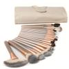 YQBUER Makeup Brush 24pcs Makeup Brushes Beige Handle Concealer Foundation Fan Brush for Eyeshadow Eyebrow Lip Powder Blending Brushes Tools Cosmetic Products (Color : Beige, Size : 24pcs) view 4
