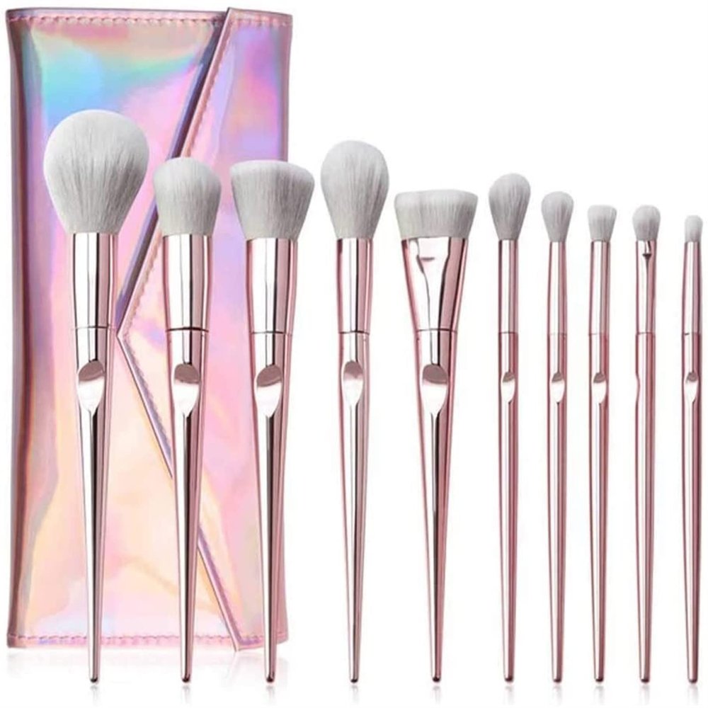 YQBUER Makeup Brush 10 Pcs Eye Makeup Brushes Set Powder Eye Shadow Eyebrow Brushes Facial Makeup Cosmetic Brush Tools Cosmetic Products