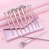 YQBUER Makeup Brush 10 Pcs Eye Makeup Brushes Set Powder Eye Shadow Eyebrow Brushes Facial Makeup Cosmetic Brush Tools Cosmetic Products view 3