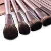 YQBUER Makeup Brush Makeup Brush Set Tool Blush Powder Cosmetics Eyeshadow Makeup Brushes Foundation Brush Blending 12pcs Cosmetic Products (Color : Pink, Size : 12pcs) view 2