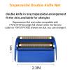 2 Pack Shaver Replacement Foil and Cutters compatible with BaBylissPRO Double FXFS2 Metal shaver foil replacement,Blue view 2