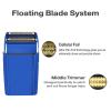 2 Pack Shaver Replacement Foil and Cutters compatible with BaBylissPRO Double FXFS2 Metal shaver foil replacement,Blue view 3