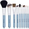 YQBUER 9pcs Basic Makeup Brushes Set Foundation Powder Blending Face Blush Eyeshadow Make Up Tools Sky Blue Soft Fiber Brushes (Color : A, Size : 9pcs) view 1