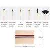 YQBUER Makeup Brush 16pcs Soft Synthetic Fibers Hair Make Up Brushes Lip Eyelash Powder Blending Large Fan Brush Beige Essential Set Cosmetic Products (Color : B) view 4