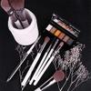 YQBUER Makeup Brush 8 PCS White Makeup Brushes Professional Brush Set Brushes for Makeup Powder Foundation Eyeshadow Brushes with Cylinder Cosmetic Products view 3