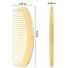 Premium Quality 100% Handmade Anti Static Natural Sheep Horn Comb - Professional Detangling Massage Comb (Wide Tooth) view 2
