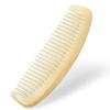 Premium Quality 100% Handmade Anti Static Natural Sheep Horn Comb - Professional Detangling Massage Comb (Wide Tooth) view 3