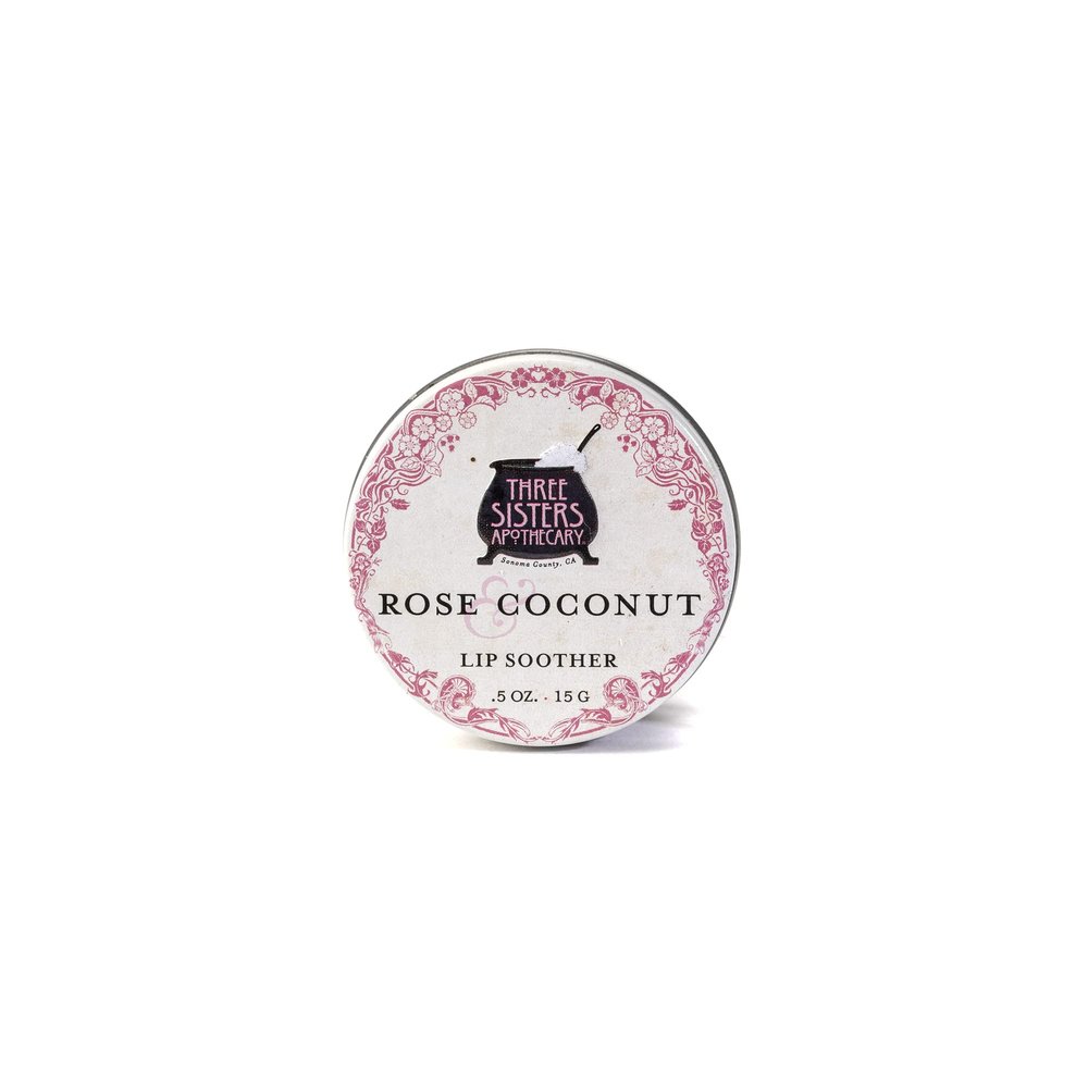 Three Sisters Apothecary Lip Soothers (Rose & Coconut)