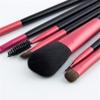 YQBUER Makeup Brush 7Pcs Makeup Brushes Eyelash Eyebrow Shader Set Powder Eyeshadow Make Up Brush Horse Hair Cosmetic Products (Color : Black, Size : 7pcs) view 4