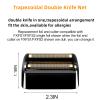 2 Pack Shaver Replacement Foil and Cutters Compatible with BaBylissPRO Double FXFS2 Metal Shaver foil Replacement,Black view 3