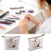 BLUPARK Birds Cosmetic Bag - Travel - Multicolor - Letter Print view 4