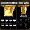 Dumite Cordless Hair Clippers for Men,Professional Hair Clippers Trimmer Kit,Barber Fading Clipper and Zero Gap T-Blade Trimmer Set with LED Display for Mens Gifts(Gold) view 2