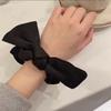 Bow Knot Large Intestine Hair Ring Silk Solid Color Hair Band Fashion Ladies High Elastic Hair Rope Hair Rope Headdress (Color : B) view 3