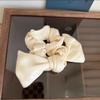 Bow Knot Large Intestine Hair Ring Silk Solid Color Hair Band Fashion Ladies High Elastic Hair Rope Hair Rope Headdress (Color : B) view 4