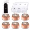 Replacement Heads for Flawless Hair Remover Gen 2, 18k Gold Facial Hair Remover Replacement Head with Compartment Storage Box, Women Painless Replacement Blades fit Finishing Touch Flawless view 1