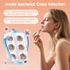 Replacement Heads for Flawless Hair Remover Gen 2, 18k Gold Facial Hair Remover Replacement Head with Compartment Storage Box, Women Painless Replacement Blades fit Finishing Touch Flawless view 2