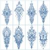 Aresvns Semi-Permanent Tattoos for Women, Realistic Temporary Tattoo Waterproof & Long-Lasting,Henna Tattoos, 2 Weeks Tattoos, Lifelike Fake Tattoo Stickers Christmas Gift view 1