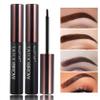2PCS Peel Off Tattoo Eyebrow Gel, Long Lasting Waterproof Eyebrow Tattoo Makeup,Natural Elegant Eyebrow Tattoo Peel Off for Woman Girls - Brown view 1
