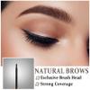 2PCS Peel Off Tattoo Eyebrow Gel, Long Lasting Waterproof Eyebrow Tattoo Makeup,Natural Elegant Eyebrow Tattoo Peel Off for Woman Girls - Brown view 4