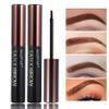 2PCS Peel Off Tattoo Eyebrow Gel, Long Lasting Waterproof Eyebrow Tattoo Makeup,Natural Elegant Eyebrow Tattoo Peel Off for Woman Girls - Light Brown view 1
