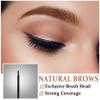 2PCS Peel Off Tattoo Eyebrow Gel, Long Lasting Waterproof Eyebrow Tattoo Makeup,Natural Elegant Eyebrow Tattoo Peel Off for Woman Girls - Light Brown view 4