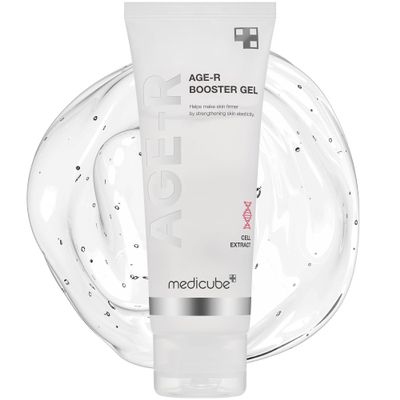 Medicube Age-R Booster Gel Serum for Skin Care Devices - Moisturizing and Nourishing Facial Serum with Plant Stem Cell Extract, Hyaluronic Acid, Collagen - Hypoallergenic Korean Skin Care