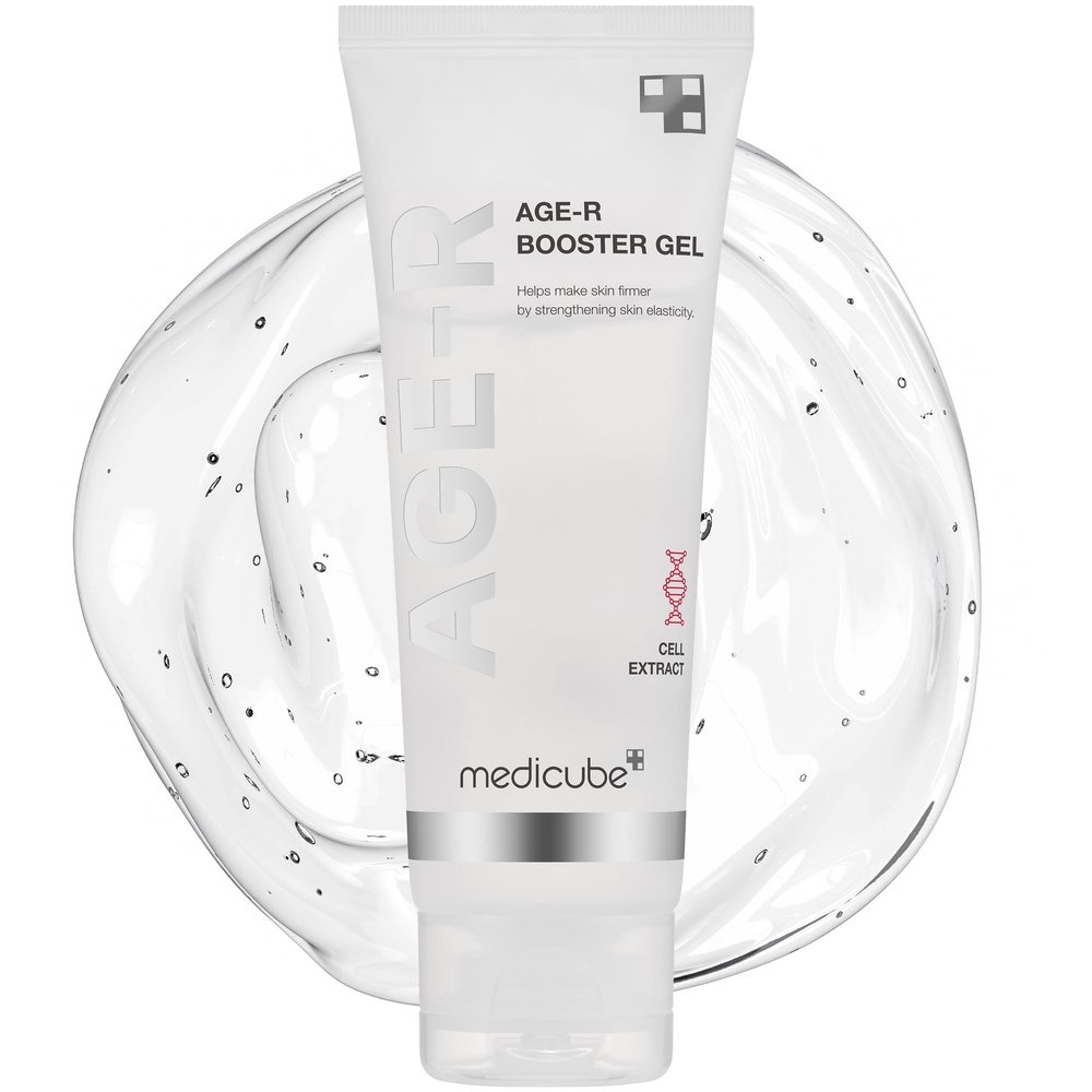 Medicube Age-R Booster Gel Serum for Skin Care Devices - Moisturizing and Nourishing Facial Serum with Plant Stem Cell Extract, Hyaluronic Acid, Collagen - Hypoallergenic Korean Skin Care