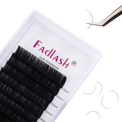 Eyelash Extension Mixed Tray D Curl Lash Extensions 13-16mm Premium Silk Classic Lash Extensions Matte Black Professional Eyelashes Extension Semi Permanent Eyelashes (0.20-D, 13-16mm)