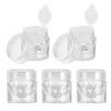 10pcs Sub Packaging Bottles Storage Bottles for Concealer and Loose Powder with Transparent Cover and Inner Plug for Travel and Makeup view 1