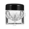 ARTIBETTER 10pcs 3ML Mini Empty Loose Bottle Loose Container Eye- shadow Bottle Box Concealer Dispenser Case with 12 Holes Sifter and Lids (Black) view 2