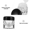 ARTIBETTER 10pcs 3ML Mini Empty Loose Bottle Loose Container Eye- shadow Bottle Box Concealer Dispenser Case with 12 Holes Sifter and Lids (Black) view 4