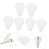 10pcs Bristle Cover Makeup Protective Cover Makeup Brush Plastic Cover Make Protector Makeup Cover Makeup Brush Guard Cover Cosmetics Brush Protector Plastic Brush Cover Makeup Lid view 2