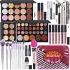 Makeup Kit For Women Full Kit Eyeshadow Eyeliner lipgloss, Lipstick Makeup brushes Mascara Eyebrow pencil Concealer Face Powder Primer make up Set For Girls Beginners view 1