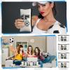12 Pieces Soccer Makeup Bag Cosmetic Bag with Words Soccer Travel Storage Portable Storage Case Toiletry Accessories with Zippers for Players Teams Women Girls view 4