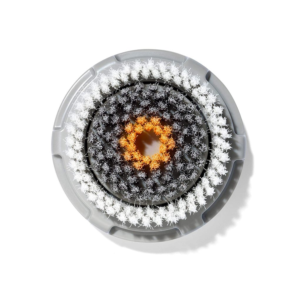 Clarisonic Men's Facial Cleansing Brush Head Replacement Compatible with Mia 1, Mia 2, Mia Fit, Alpha Fit, Smart Profile Uplift and Alpha Fit X, 1 Count