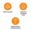Clarisonic Men's Facial Cleansing Brush Head Replacement Compatible with Mia 1, Mia 2, Mia Fit, Alpha Fit, Smart Profile Uplift and Alpha Fit X, 1 Count view 2