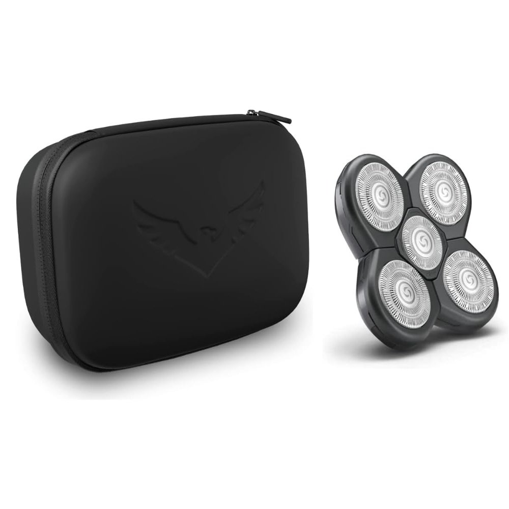 Freebird FlexSeries Travel Case and Blade - Premium Protection, Superior Precision Shaving, and Ultimate Convenience for Your FlexSeries Shaver - Ideal for Travel and Home Use