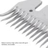2Pcs Sheep Shears Blades Carbon Steel 13 Tooth Sheep Shears Curved Tooth Blade 7mm Teeth Spacing Wool Clipper Comb Cutter Trimmer for Skilled Workers view 2
