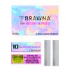 BRAWNA PMU Supplies 50 Pcs Eyebrow Razor Blades - Microblading Pencil Sharpener - Stainless Steel Single Edge Razor Blades - Duckbill - Shape Pencil Sharpening Tool for Waterproof Peel Off Pencils view 1