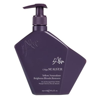 L'Alga Sealver Hair Mask with LalgaNord5-Biocomplex to Deeply Nourish Cuticles and Revive Platinum Tones in Blonde Hair, 250ml
